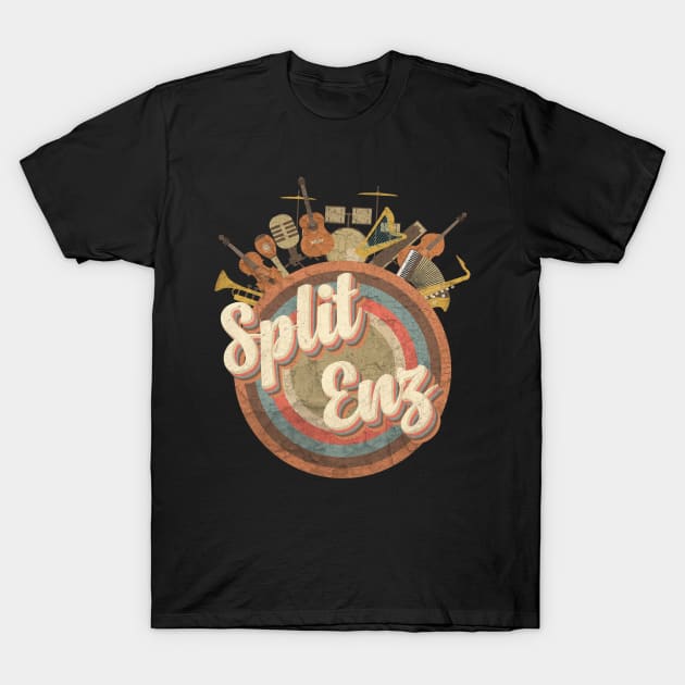 Music Tour Vintage Retro // Split Enz T-Shirt by kumurkumur